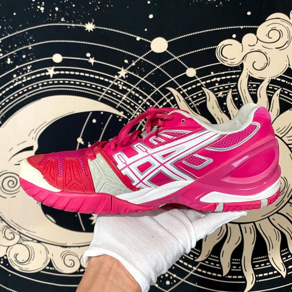 Asics Gel Resolution 5 E350Y Athletic Sneaker Women's 9 Pink Mesh Sports Running - Picture 2 of 7